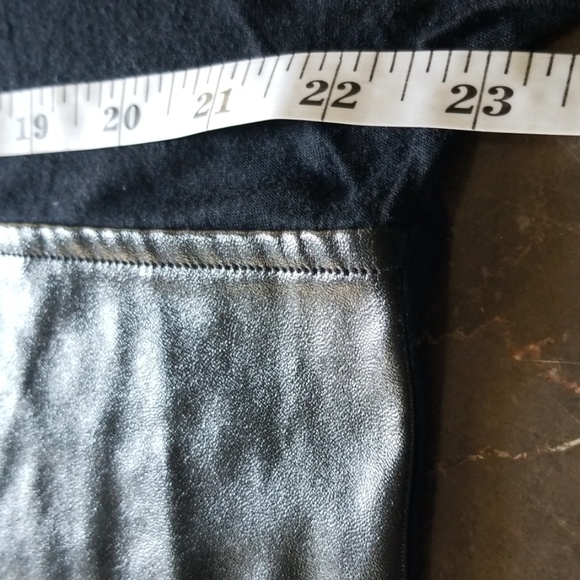 Rain faux leather black tunic L - Picture 5 of 6